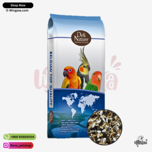 69 - Large Parakeets with Sunflower Seed